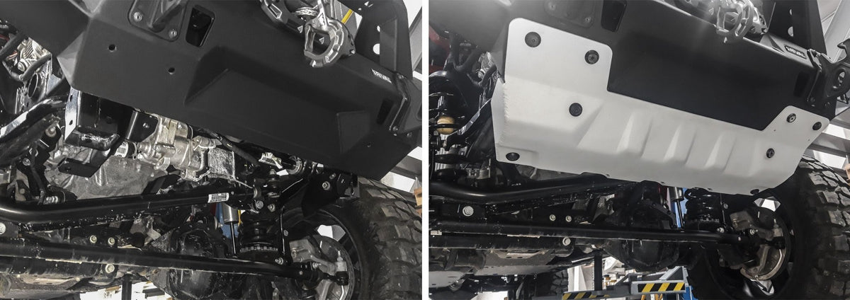 Blindage barre de direction Jeep JL en aluminium 6 mm – réf. 2333.2758.1.6 – RIVAL 4X4 - Jeep JL
