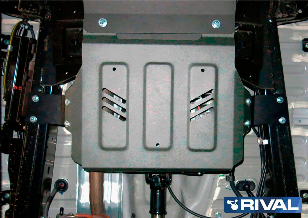 Blindage boîte de transfert Mitsubishi L200 2015+ en aluminium 6 mm – RIVAL 4X4 - Mitsubishi L200 2015-2019