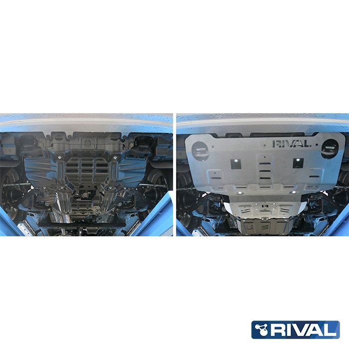 Blindage moteur et radiateur Toyota Hilux Revo en aluminium 4 mm – RIVAL 4X4 - Toyota Hilux 2016+