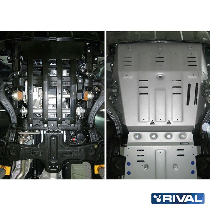 Blindage moteur et radiateur Volkswagen Amarok en aluminium 4 mm – RIVAL 4X4 - VW Amarok 2011-2022