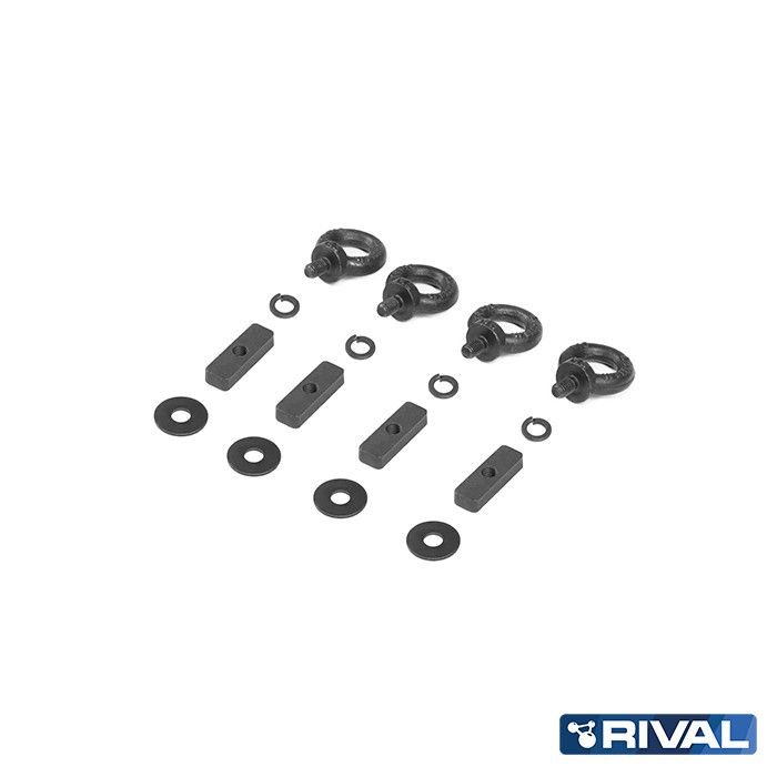 Kit de 4 anneaux d’ancrage mâles pour galerie de toit – RIVAL 4X4 - BYD Shark 2024+