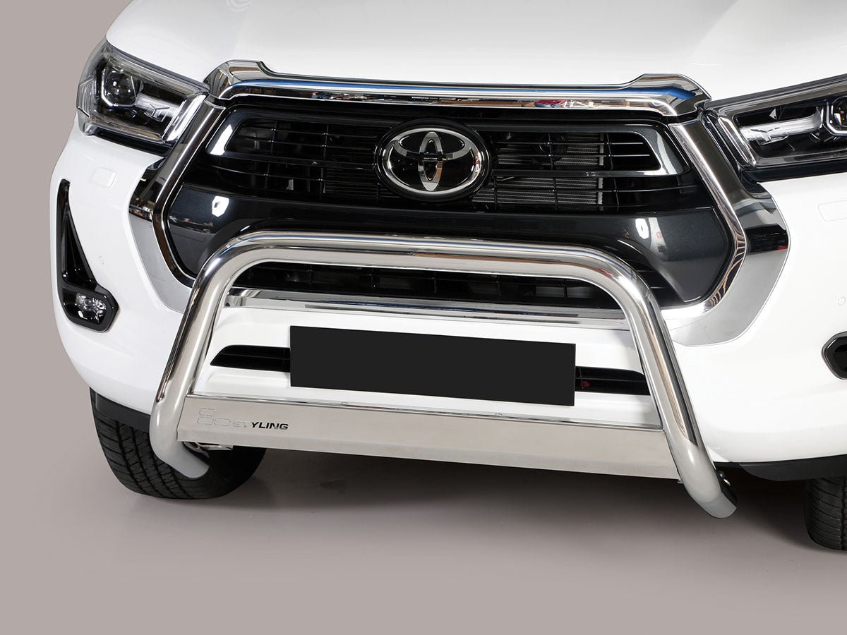 Pare-buffle Toyota Hilux 2021-2025 - Ø63 mm inox poli Xperts 4x4