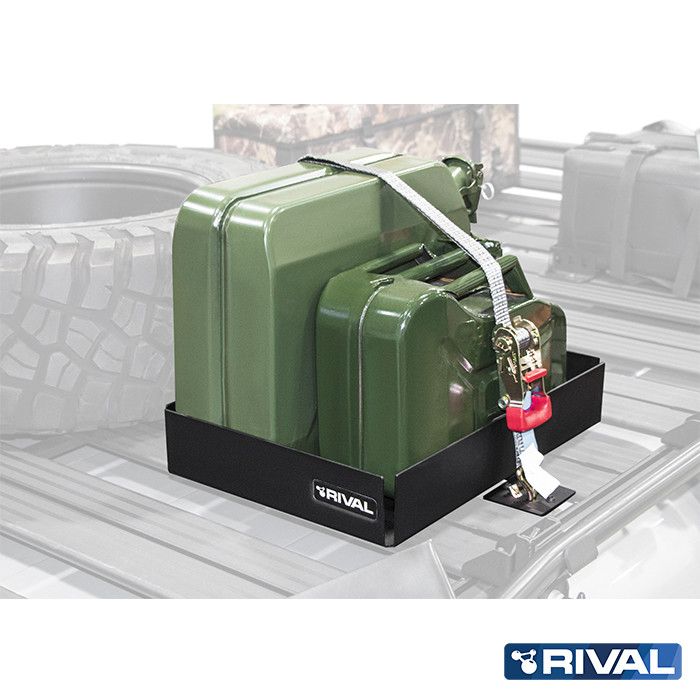 Support double jerrican pour galerie de toit – RIVAL 4X4 - BYD Shark 2024+