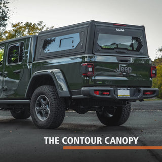 Hardtop Jeep Gladiator JT 2019+ Alu-Cab Contour Aluminium Noir sur Xperts4x4 Accessoires 4x4 Off-Road