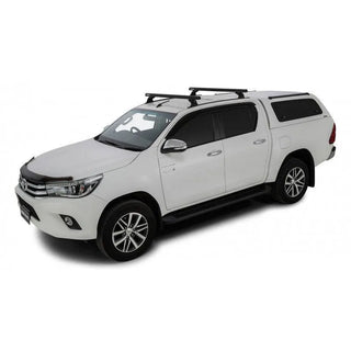 Kit 2x Barres de toit HD RHINORACK Toyota Hilux 2016+ Revo Double Cab sur Xperts4x4 Accessoires 4x4 Off-Road