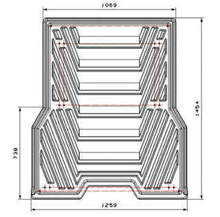Plateau Coulissant Robuste pour Pick-up Double Cab  Systeme Universel sur Xperts4x4 Accessoires 4x4 Off-Road