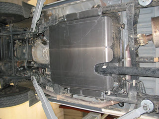 Blindage Boite Transfert et Réservoir - Alu 8mm - Toyota Land Cruiser 76/78/79 sur Xperts4x4 Accessoires 4x4 Off-Road
