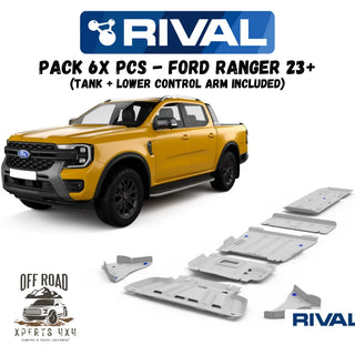 Pack Protections Inferieures Ford Ranger 2023+ RIVAL 4x4 sur Xperts4x4 Accessoires 4x4 Off-Road