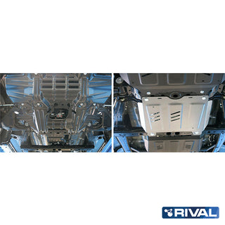 Protection Boite de Vitesse - Toyota Hilux REVO 2016-Présent - Rival4x4 - Aluminium 6mm sur Xperts4x4 Accessoires 4x4 Off-Road
