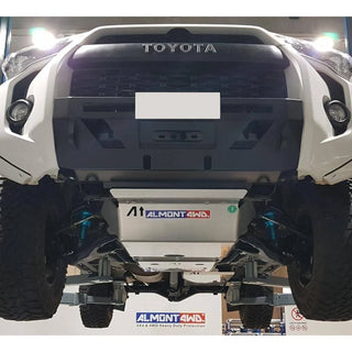 Protection Duralumin 8mm Almont4wd Frontale  Toyota Tacoma 2016+ sur Xperts4x4 Accessoires 4x4 Off-Road