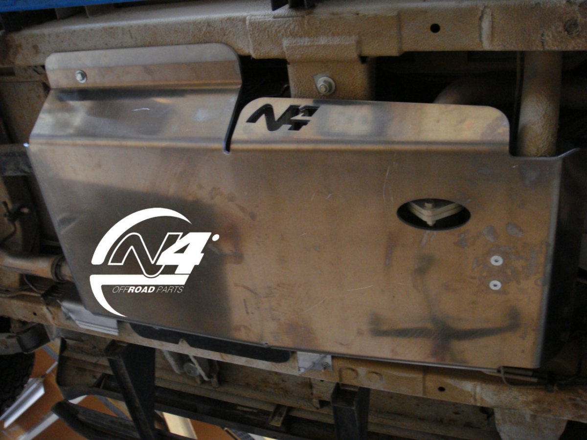 Ski de protection boîtes vitesses et transfert en aluminium de 8mm pour Iveco Massif 5 portes N4-Offroad -