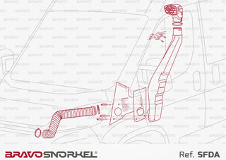 Snorkel Bravo 4x4 - Fiat Ducato 2006+ sur Xperts4x4 Accessoires 4x4 Off-Road