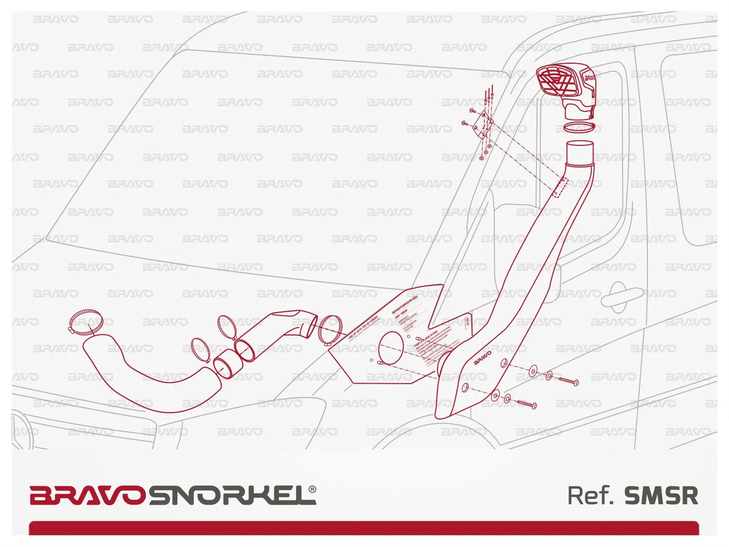 Snorkel Bravo 4x4 - Mercedes Sprinter 2006-2018 sur Xperts4x4 Accessoires 4x4 Off-Road