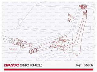 Snorkel Bravo 4x4 - Nissan Patrol Y61 sur Xperts4x4 Accessoires 4x4 Off-Road