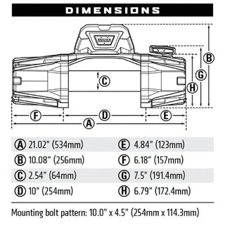 Treuil WARN VR-EVO 12S 5.4T Câble Synthétique 12V sur Xperts4x4 Accessoires 4x4 Off-Road