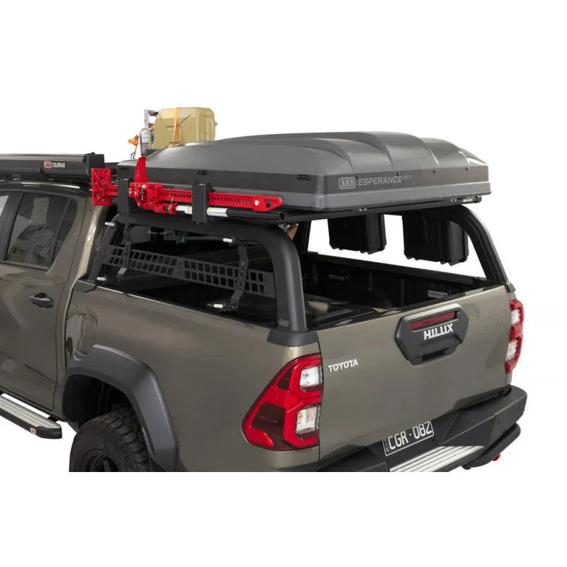 Support de benne ARB 4x4 pour Ford Raptor 2023+ Double Cab, système de rangement robuste pour le coffre.