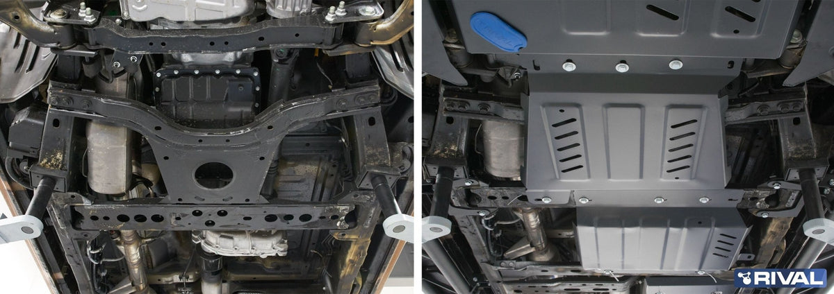 Blindage boîte de vitesses Nissan Navara en acier 3 mm – RIVAL 4X4 - Nissan Navara D23