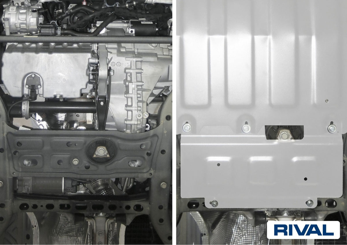 Blindage crémaillère Volkswagen Crafter 2018 en aluminium 6 mm – RIVAL 4X4 - Volkswagen Crafter 2017+