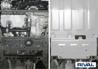 Blindage crémaillère Volkswagen Crafter 2018 en aluminium 6 mm – RIVAL 4X4 - Volkswagen Crafter 2017+
