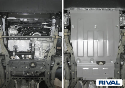 Blindage moteur et boîte de vitesses Volkswagen Crafter 2018 en aluminium 6 mm – RIVAL 4X4 - Volkswagen Crafter 2017+