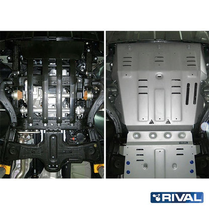 Blindage moteur et radiateur Volkswagen Amarok en aluminium 4 mm – RIVAL 4X4 - VW Amarok 2011-2022