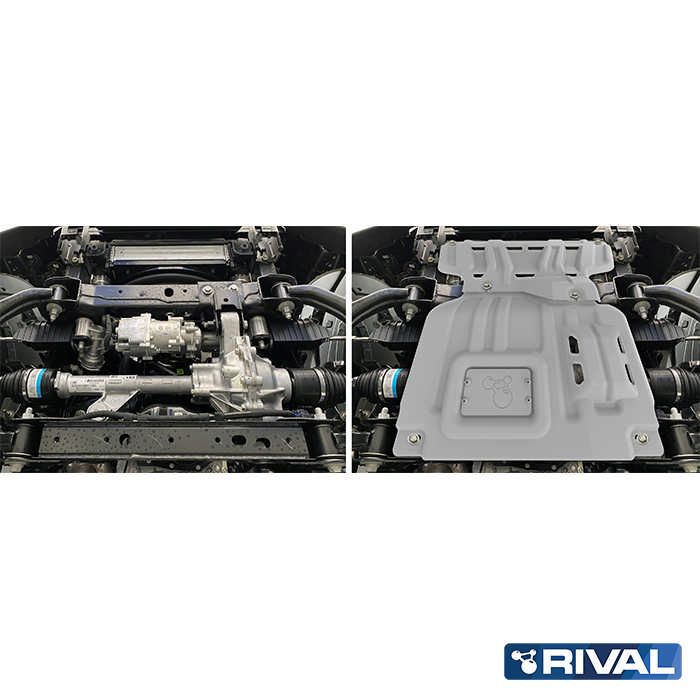Blindage moteur Ford Ranger 2022+ en aluminium 4 mm – RIVAL 4X4 - Ford Ranger/Raptor 2023+
