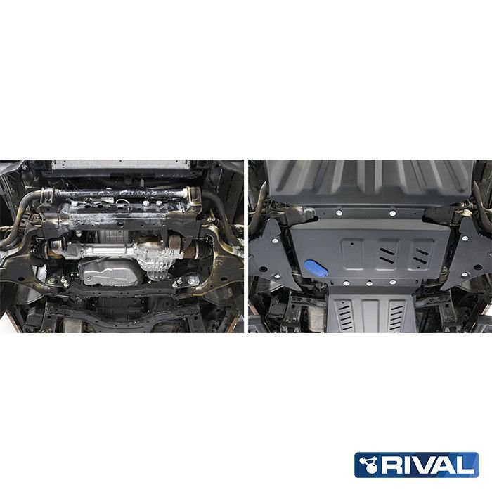 Blindage moteur Nissan Navara D40/NP300/Mercedes Classe X en acier 3 mm – RIVAL 4X4 - Mercedes Class X