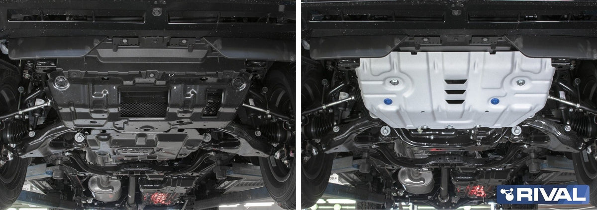 Blindage moteur (plaque 1) Toyota Land Cruiser 150 en aluminium 3 mm – RIVAL 4X4 - Toyota KDJ150/155