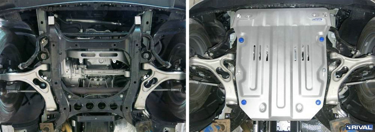 Blindage moteur Volkswagen Touareg 2010–2018 en aluminium 4 mm – RIVAL 4X4 -