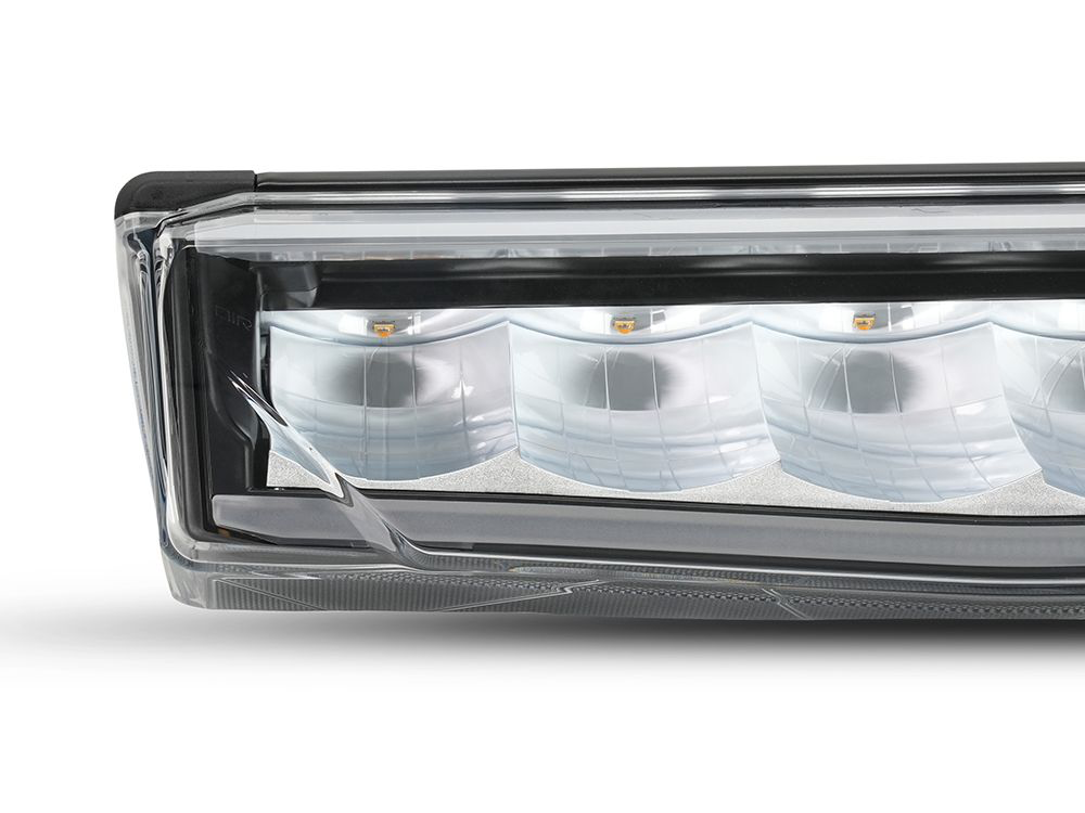 Barre LED LAZER LAMPS AIR-55 avec gyrophare et feu de position bleu