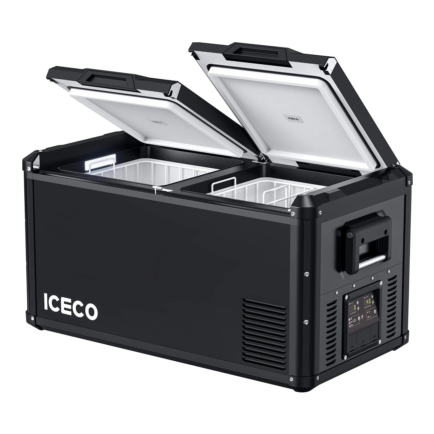 Refrigerateur/Congelateur ICECO 75L Double Compartiments - Noir