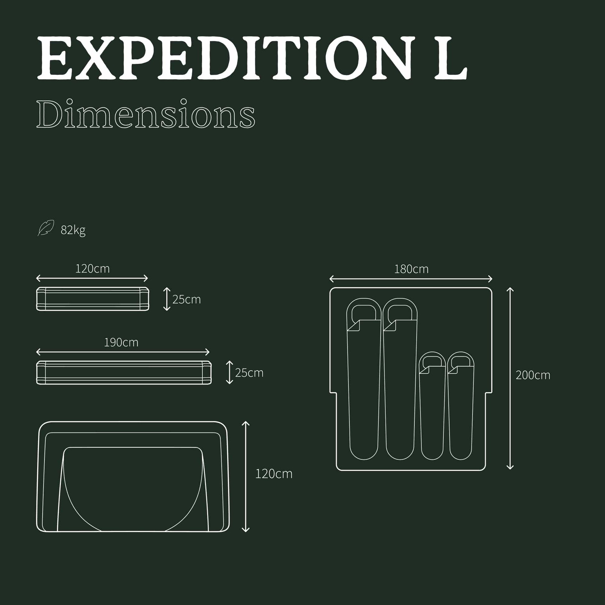 Tente de Toit Expedition L – Go Overland Canada - 3/4 Places sur Xperts4x4 Accessoires 4x4 Off-Road