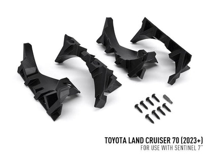 Kit intégration calandre Sentinel 7" Elite pour TOYOTA Land Cruiser GRJ79 2025+ - LAZER - Toyota Land Cruiser 78/79