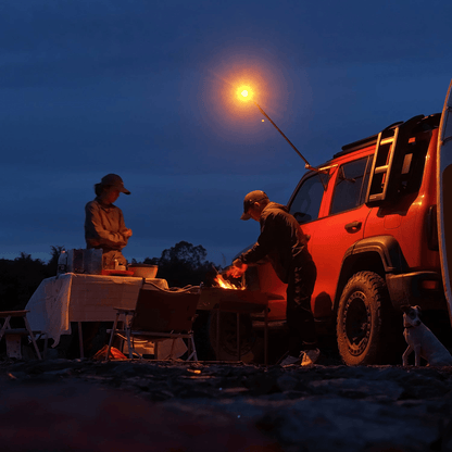 Lampe LED télescopique TD-2 1 500 lm vert armée | OUTASK Xperts 4x4