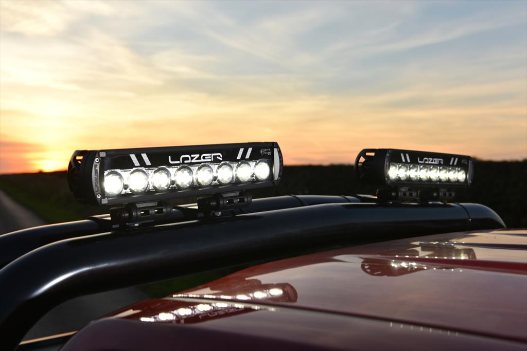 LAZER LAMPS Horizontal colliers de tube-76mm