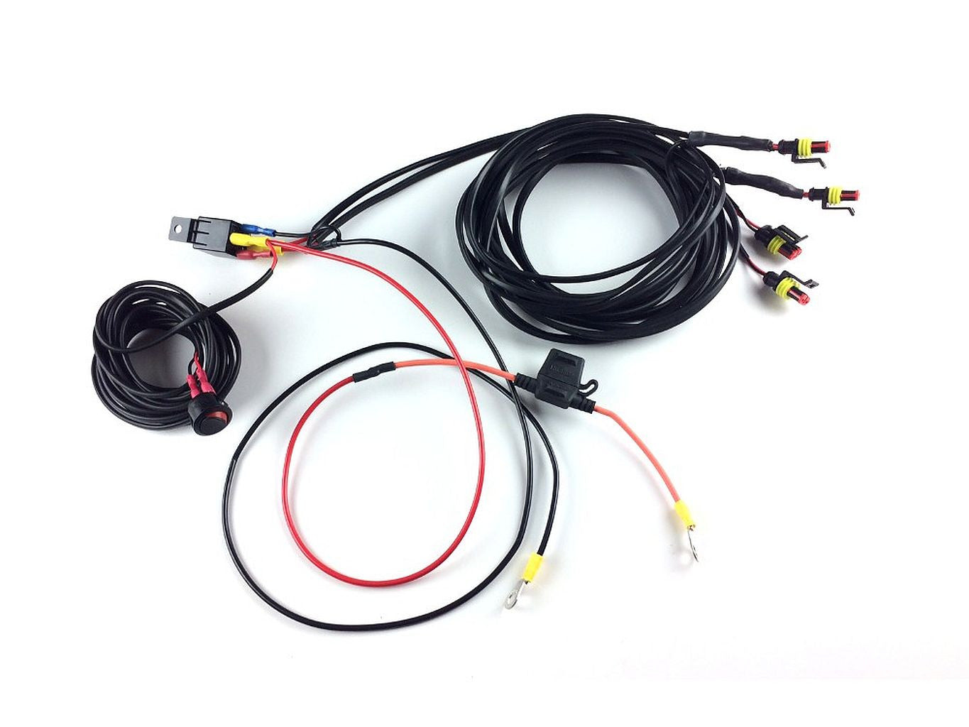 LAZER LAMPS Four-Lamp Faisceau de câblage avec interrupteur