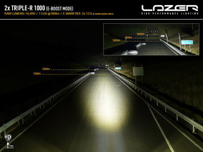 LAZER LAMPS Kit Calandre Silverado 1500 LT (2022-2024) avec 2x Triple-R 1000