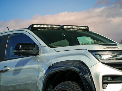 LAZER LAMPS supports de toit Ford Ranger & VW Amarok (23+) avec 2x Glide-18, noir