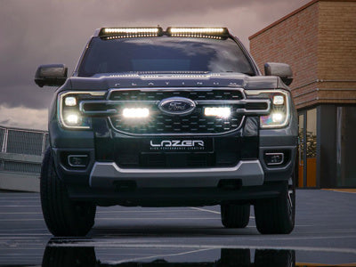 LAZER LAMPS supports de toit Ford Ranger & VW Amarok (23+) avec 2x Glide-18, noir