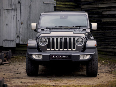 LAZER LAMPS capot Kit de montage Jeep Wrangler JL (2017+) pour Linear-36
