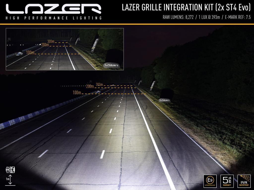 LAZER LAMPS pare-chocs faisceau Kit de montage VW Tiguan (2016+)