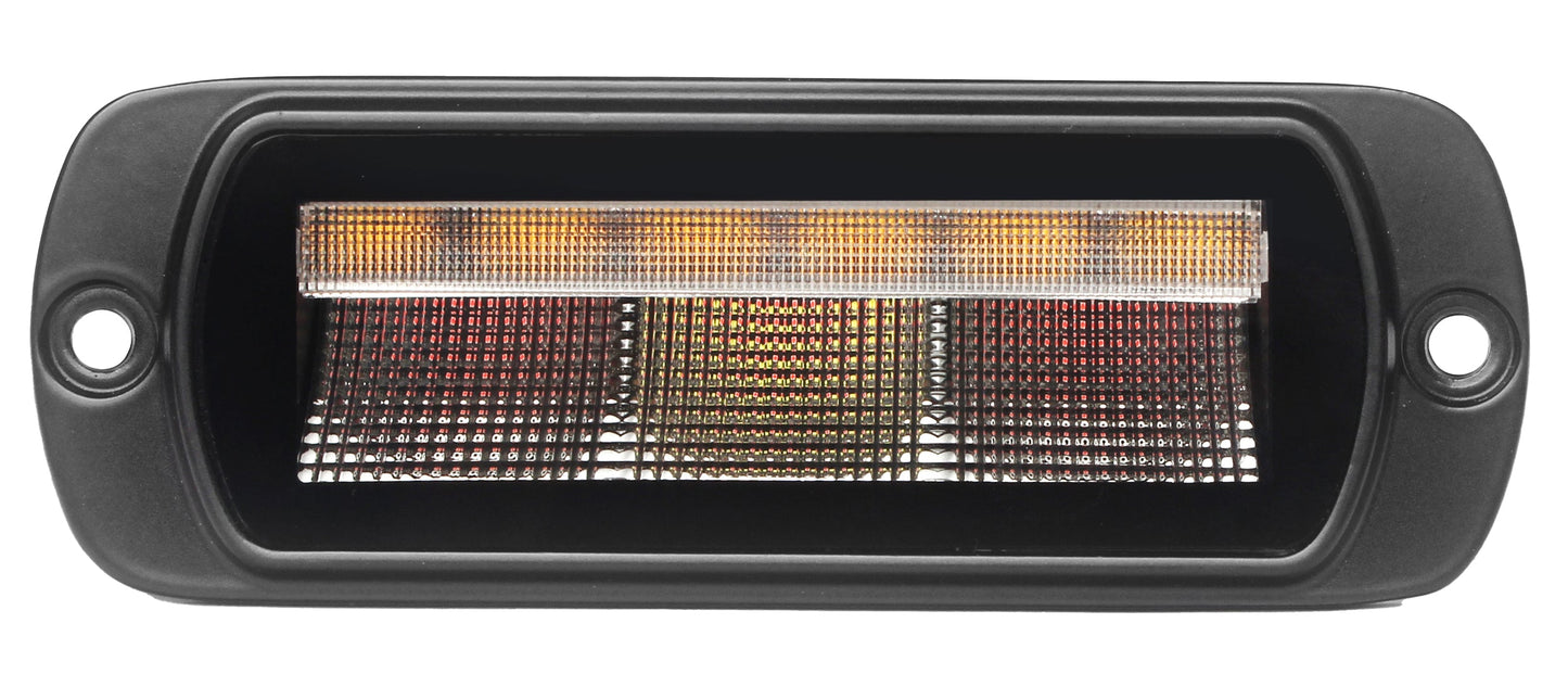 Éclairage LED Lumidrive Advertisor Feux Signalisation Déporté étanche IP67/69K pour signalisation et sécurité.