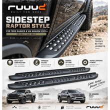 Marchepieds Latéraux Aluminium Style Raptor Ford Ranger T9 & VW Amarok 2023+ - RUUUD - Ford Ranger/Raptor 2023+