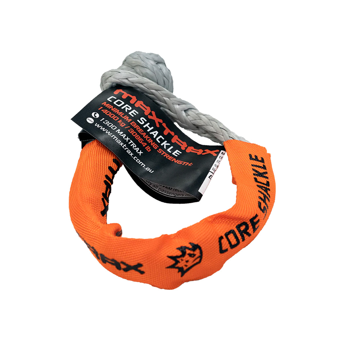 Manille souple Maxtrax Core Shackle 14T sur Xperts4x4 Accessoires 4x4 Off-Road