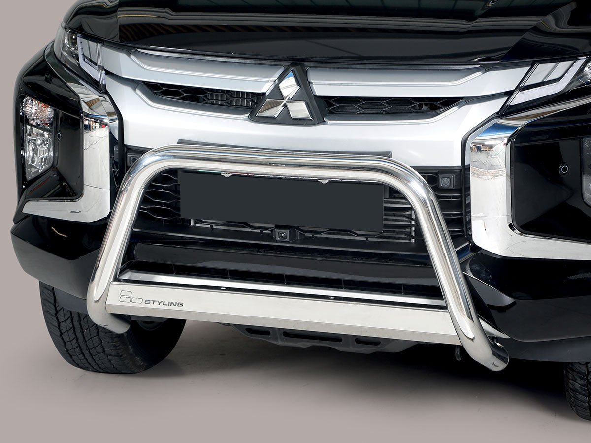 Pare-buffle Mitsubishi L200 Triton 2019+ - Ø63 mm inox poli Xperts 4x4