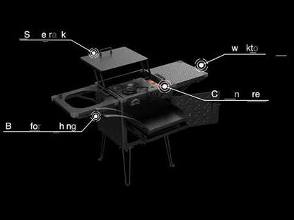 Cuisine Camping Pliable WildLand | Compacte & Tout-en-Un
