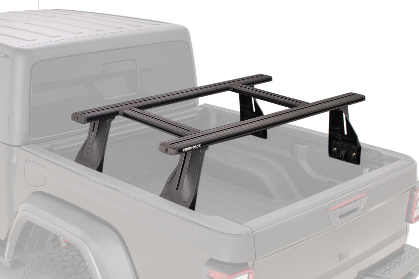 Kit de 2 barres de toit et 2 traverses RHINO-RACK pour Ford Ranger 2011-2022, long. 1500 mm, fixation solide.