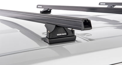 Kit 3 barres de toit noire Heavy Duty 1800mm avec pieds RLTP Ford Transit 2014+ - RHINO-RACK sur Xperts4x4 Accessoires 4x4 Off-Road