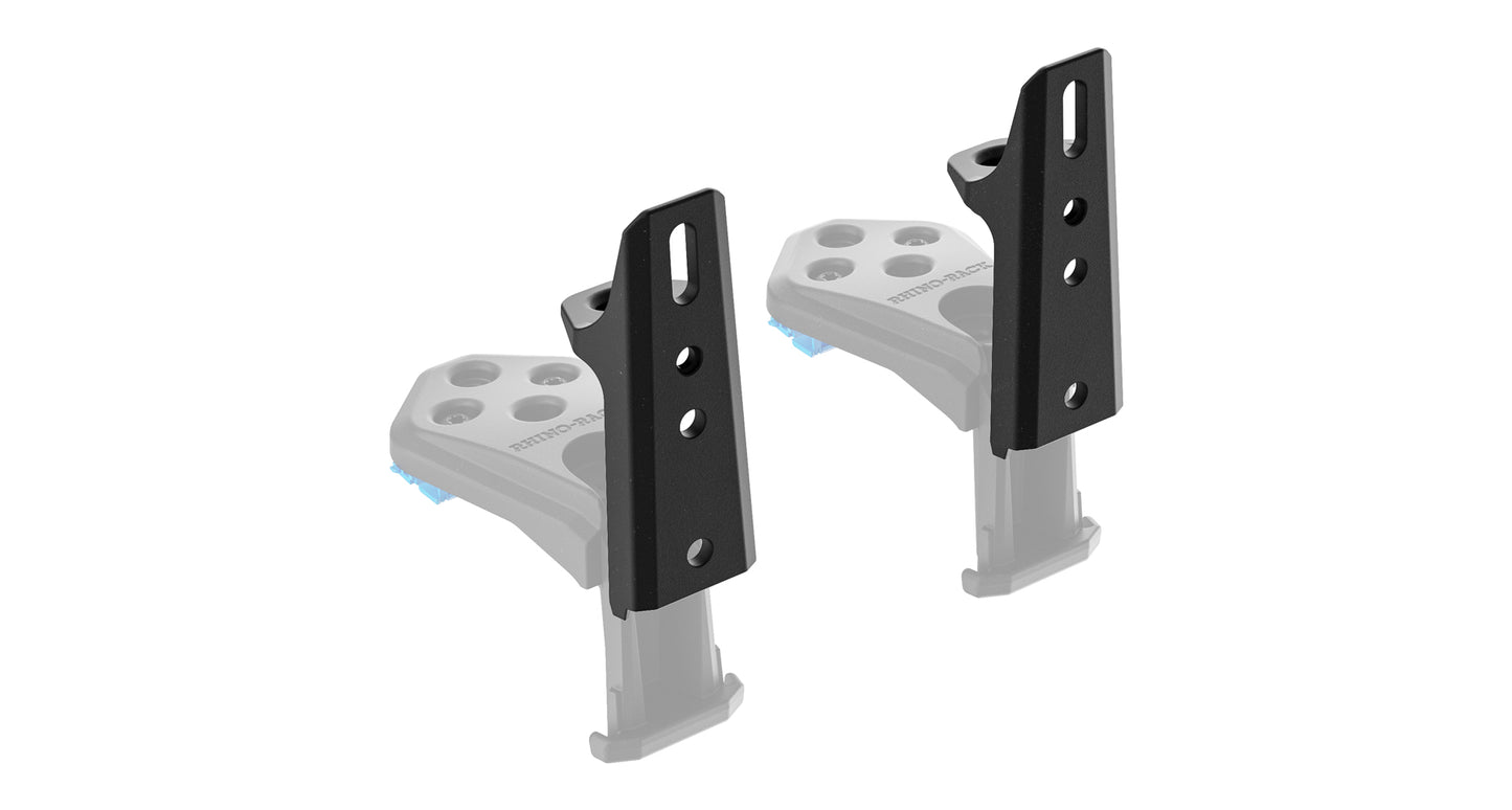 Kit d'installation rapide Stow-iT pour galerie ou barre, accessoires Rhino-Rack, facile à fixer sur barres de toit.