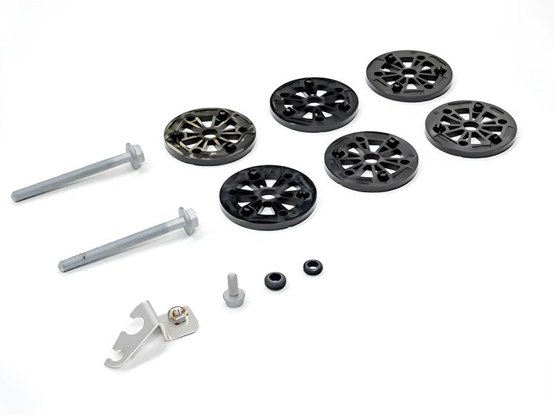 Cales et visserie du kit SEIKEL +40 mm pour VW Transporter T8 / Ford Transit Custom V710